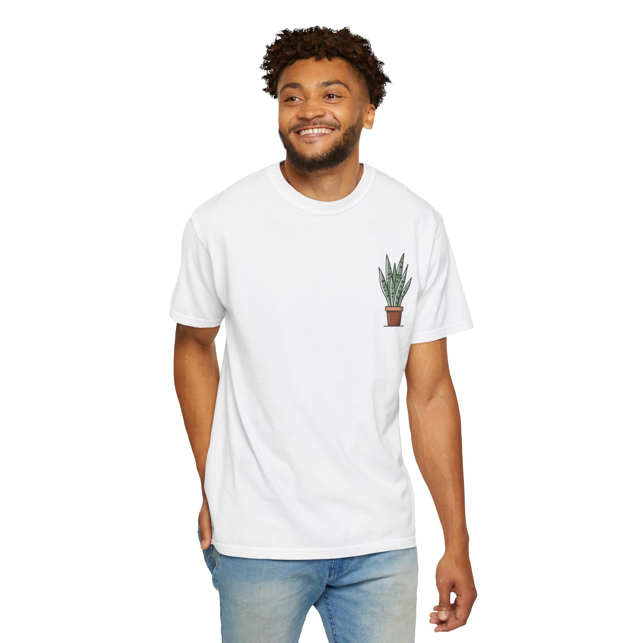 Grow Through What You Go Through Snake Plant Shirt - Botanical Graphic Tee