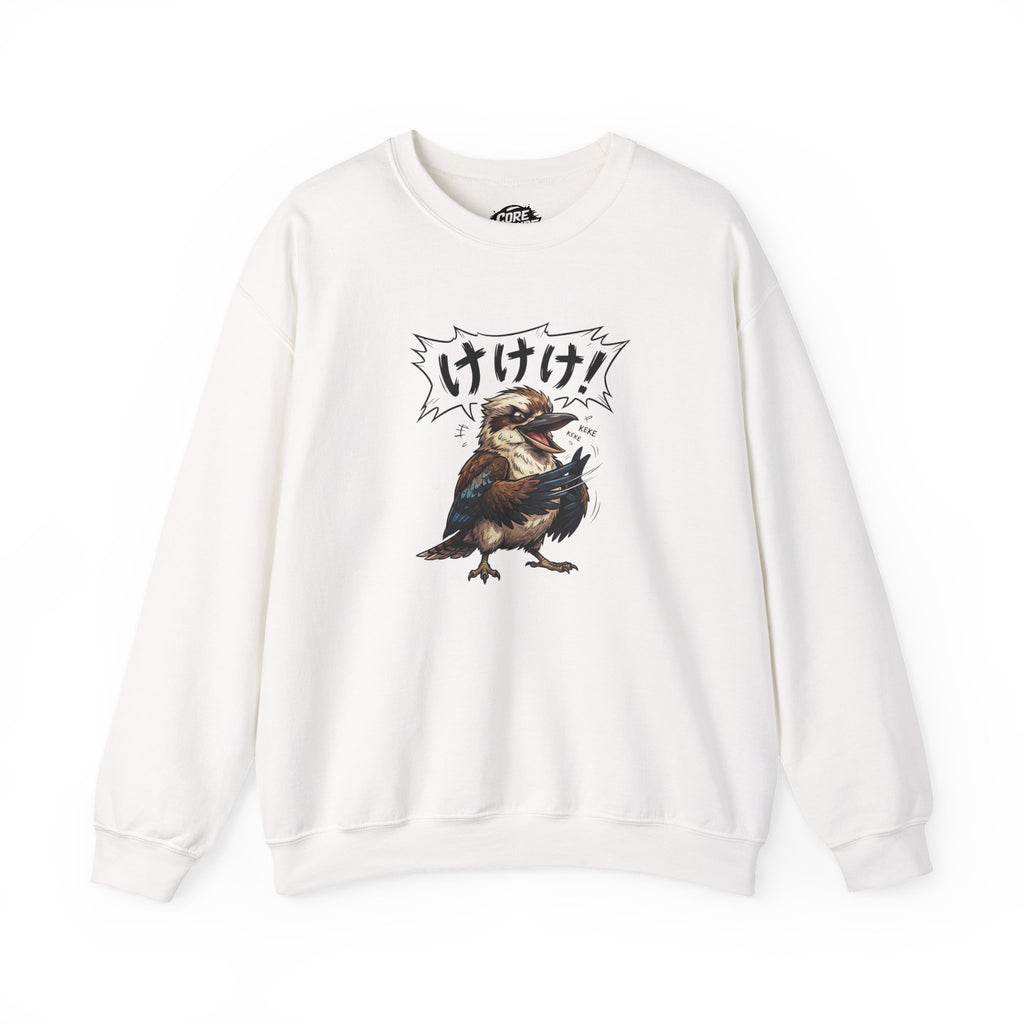 Cackling in Kanji Kookaburra Sweatshirt – Core Culture Pullover