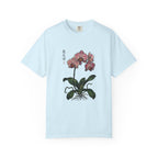Orchid Botanical T-Shirt — Vintage Asian Floral Illustration