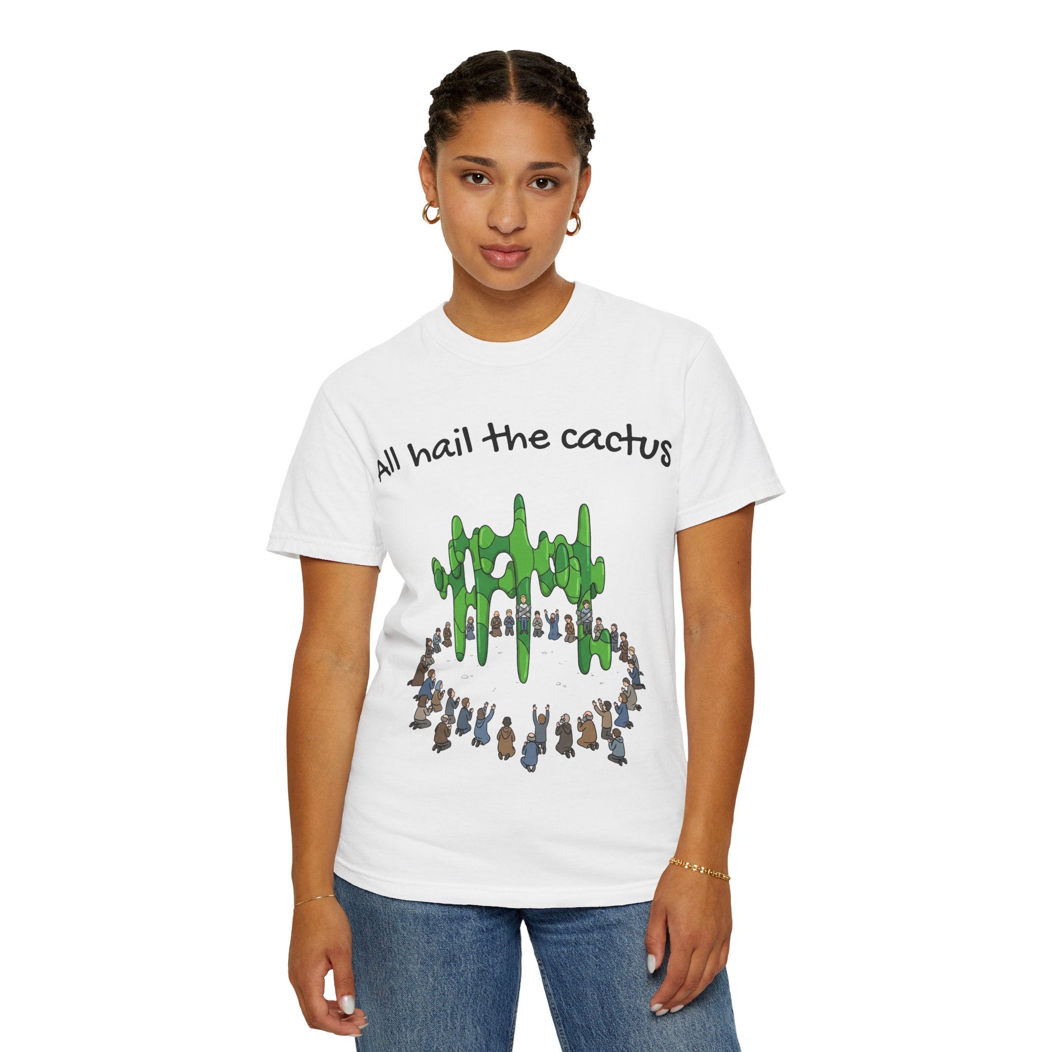 "All Hail the Cactus" - Perth Culture Core Crewneck | Meme Shirt