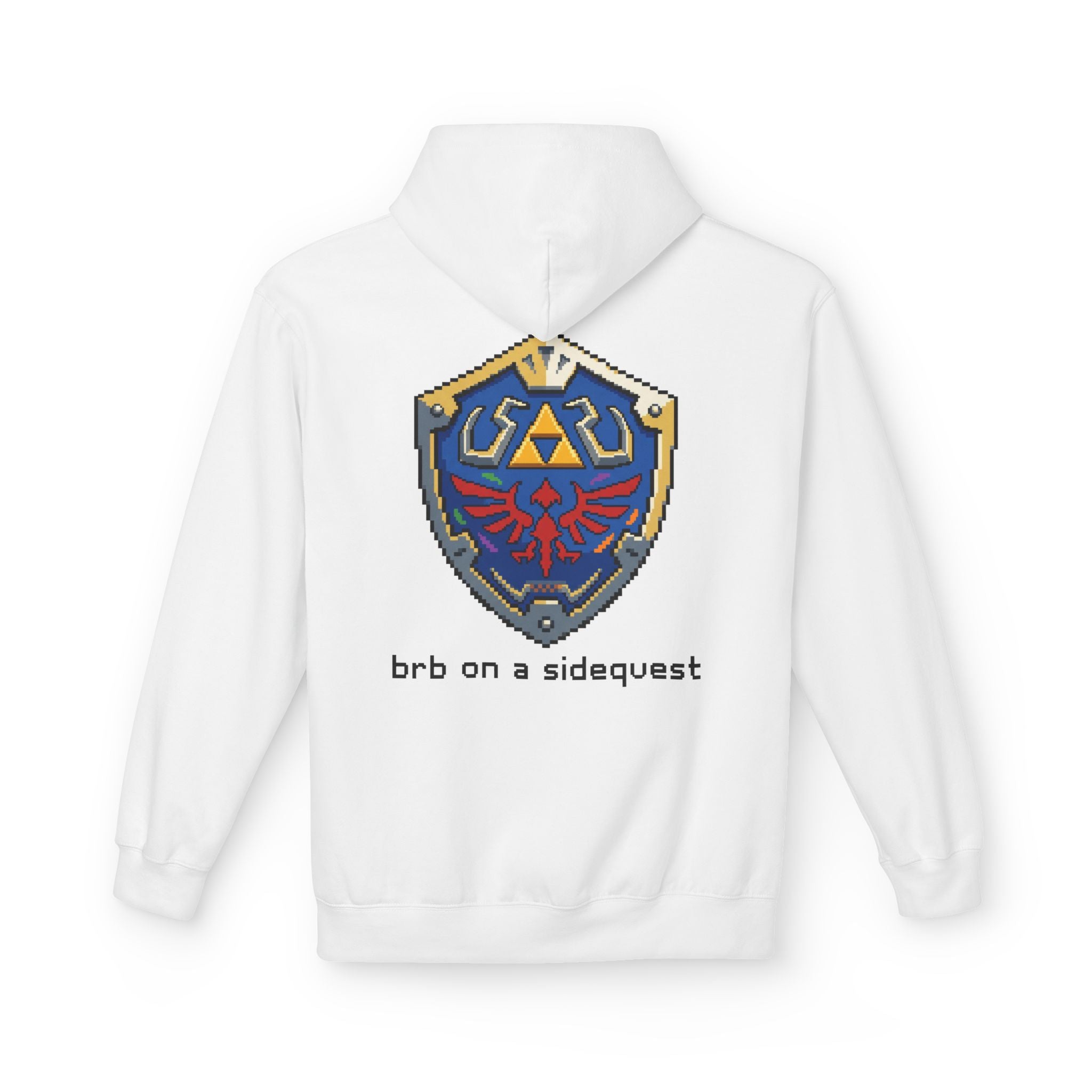"On A Sidequest" Hylian Shield Hoodie | Core Culture Co. Gamer Apparel