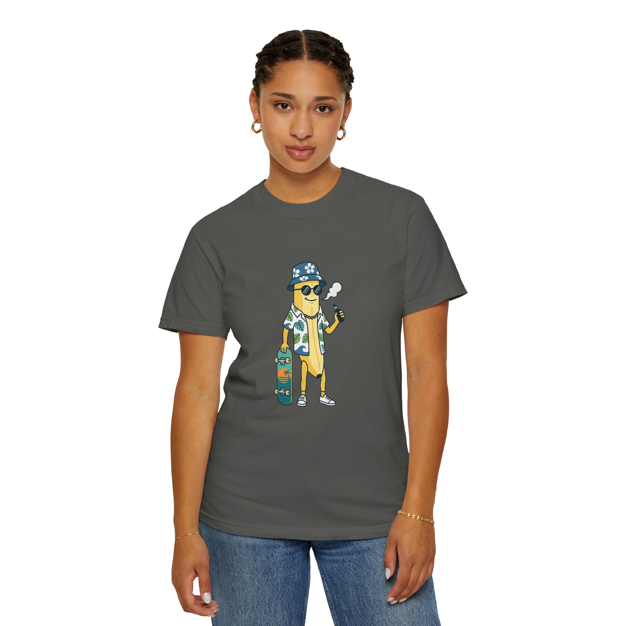 Unemployed Banana Bro V2 T-Shirt | Ironic Meme Streetwear & Minimalist Graphic Tee