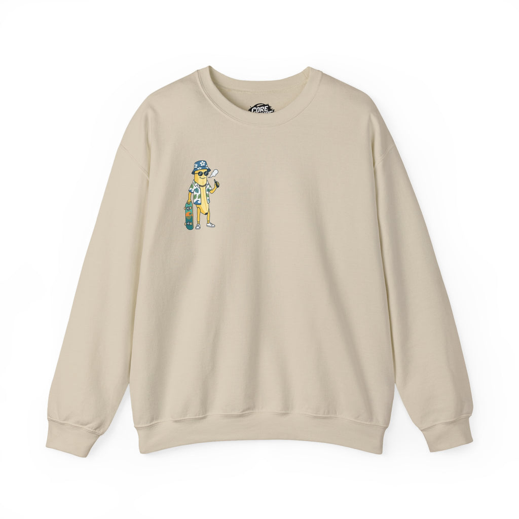 Unemployed Banana Bro Sweatshirt — Core Culture Co. Beached Logo Pullover