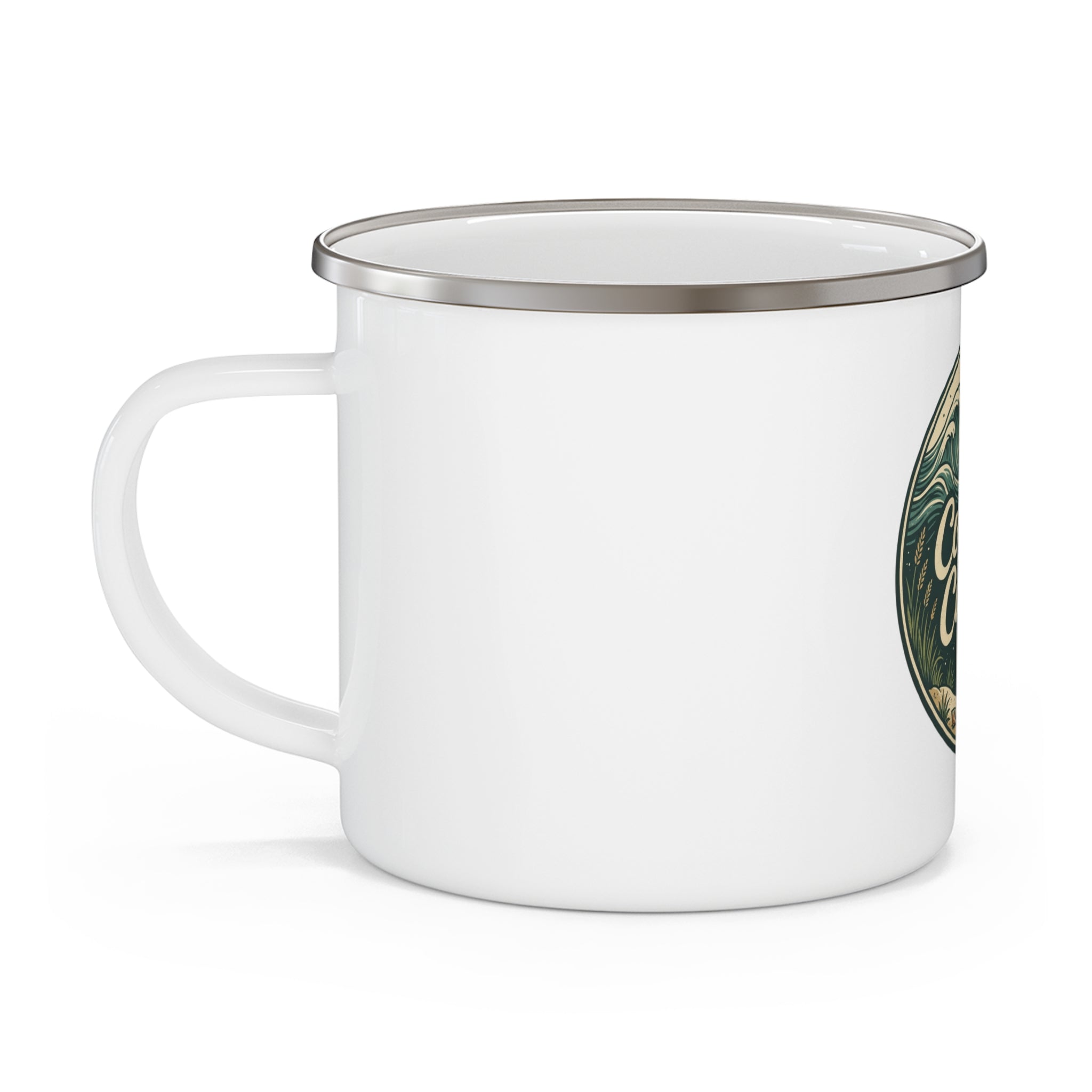 Enamel Camping Cup — Core Culture Co. "Beached" Mug