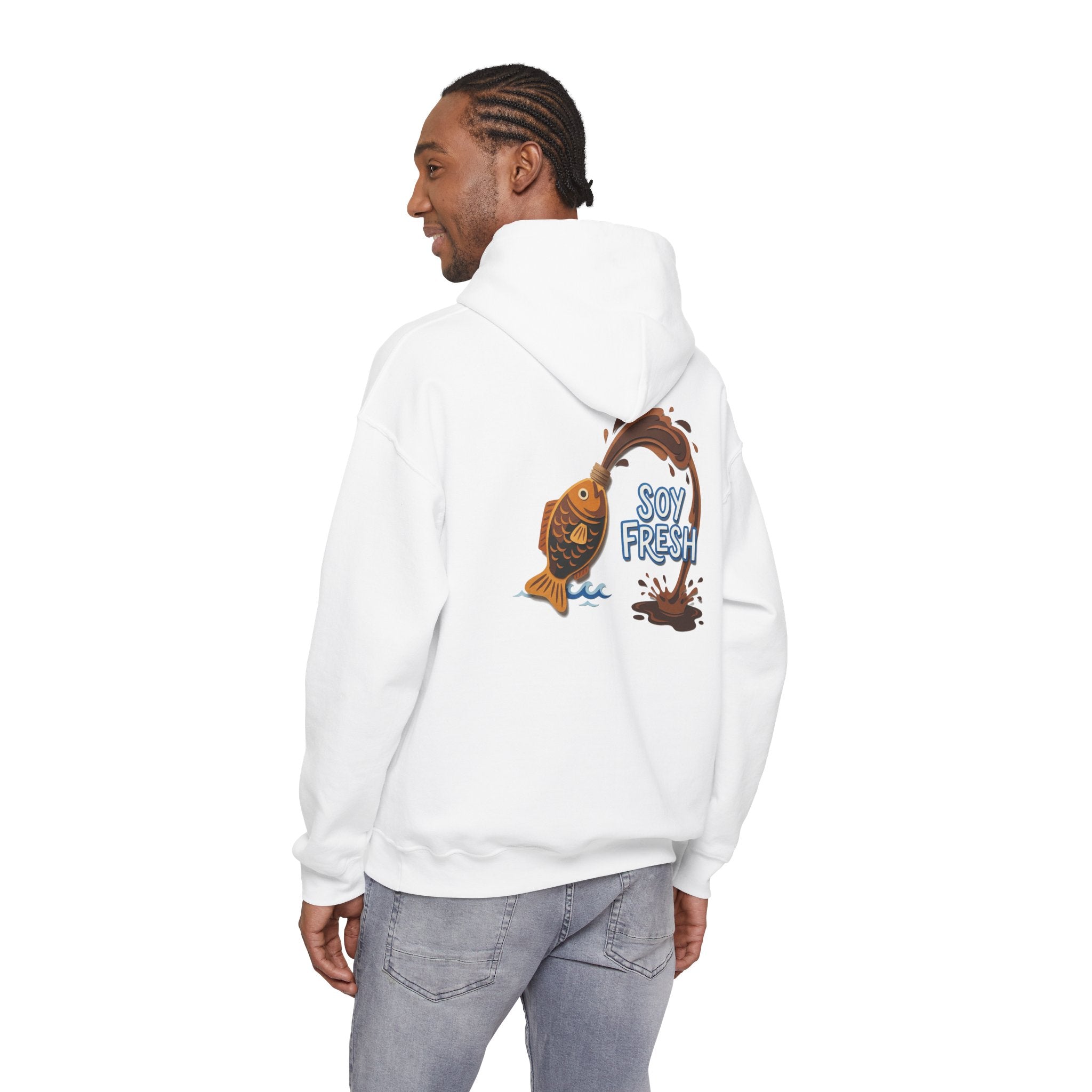 "Soy Fresh" Soy Sauce Hoodie - Japanese Core Culture Graphic Streetwear