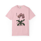Orchid Botanical T-Shirt — Vintage Asian Floral Illustration