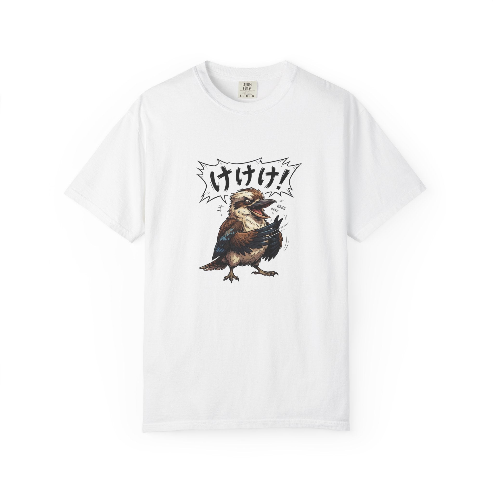 Cackling in Kanji Kookaburra T-Shirt – Core Culture Bird Tee