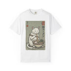 "Late Night Noodle Cat" Ukiyo-e T-Shirt | Core Culture Japanese Tee