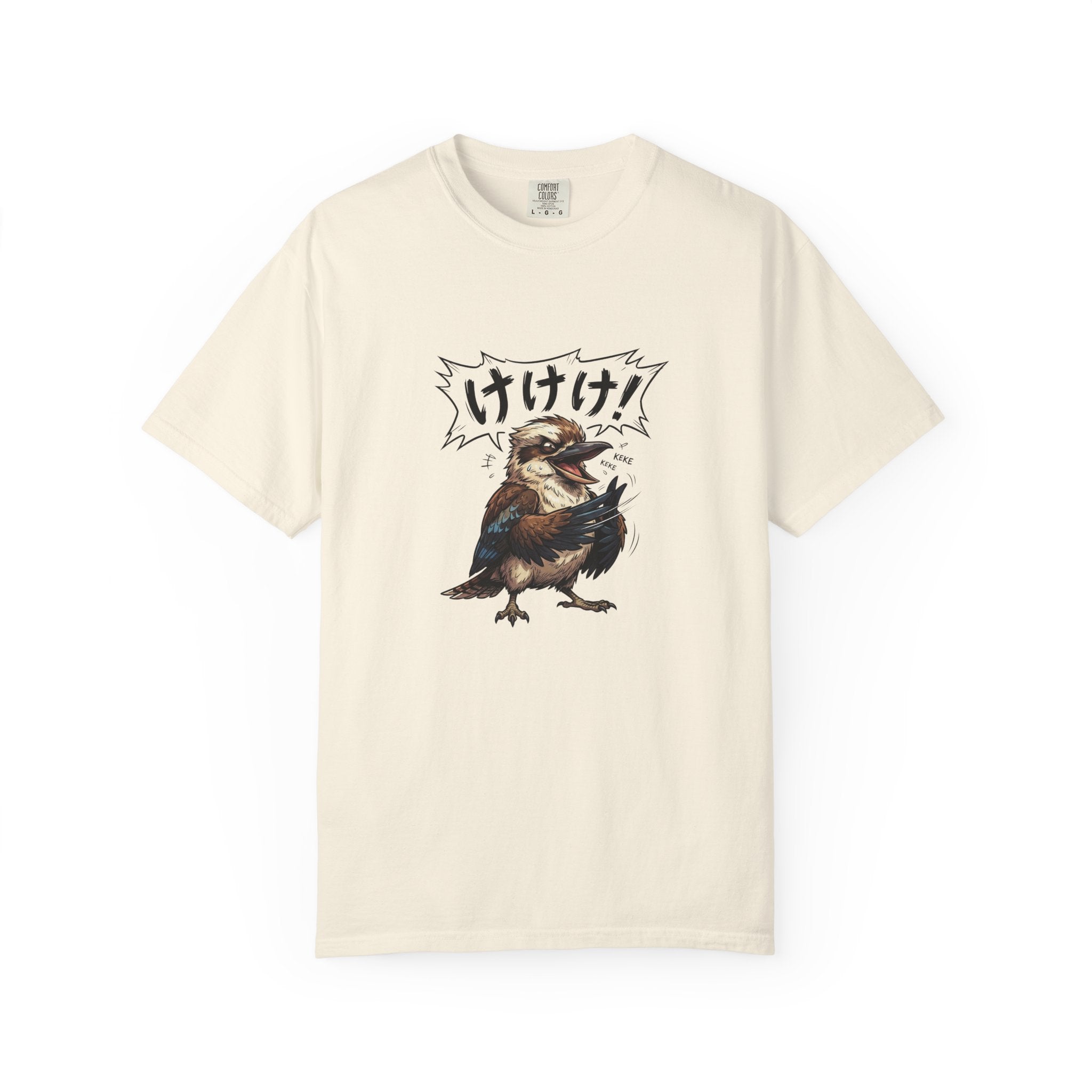 Cackling in Kanji Kookaburra T-Shirt – Core Culture Bird Tee