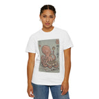Tako Eating Takoyaki T-Shirt | Ironic Japanese Ukiyo-e Streetwear