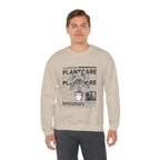 Plant Care Crewneck Sweatshirt — 'Magazine styled' Graphic