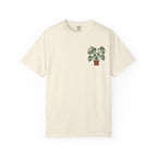 "Grow Through What You Go Through" Variegated Monstera Shirt - Rare Plant Botanical Tee