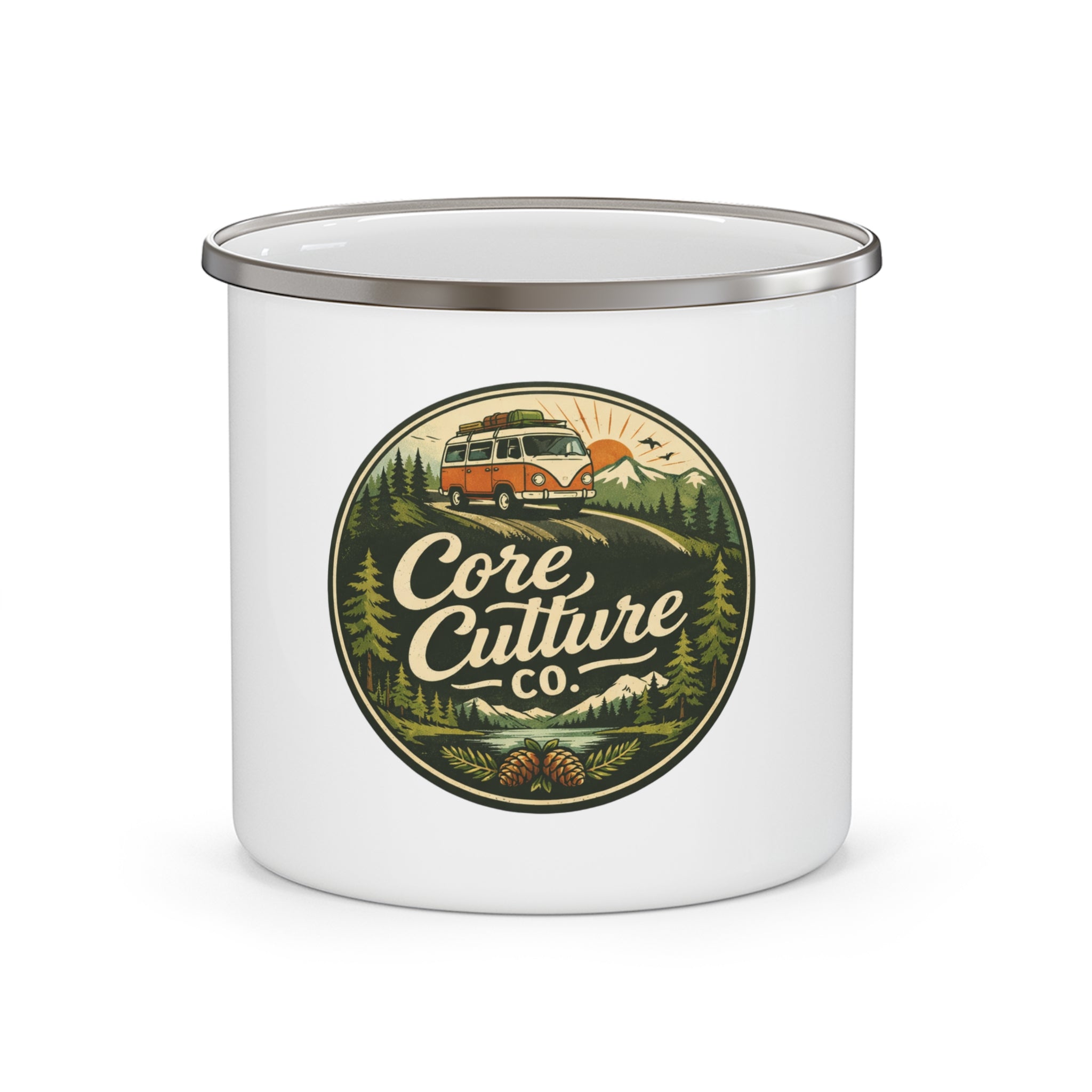 Enamel Camping Cup - Core Culture Co. Roadtripping Mug