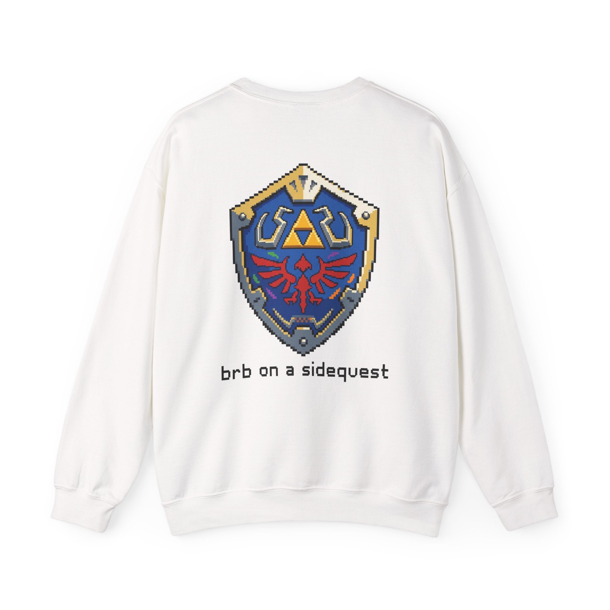"On A Sidequest" Hylian Shield Sweatshirt | Core Culture Co. Gamer Apparel