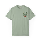 "Grow Through What You Go Through" Variegated Monstera Shirt - Rare Plant Botanical Tee