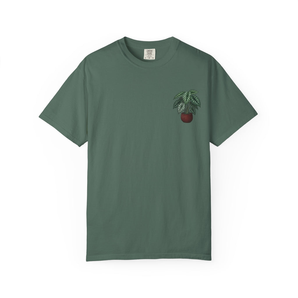 "Grow Through What You Go Through" Alocasia Shirt - Tropical Botanical Graphic Tee