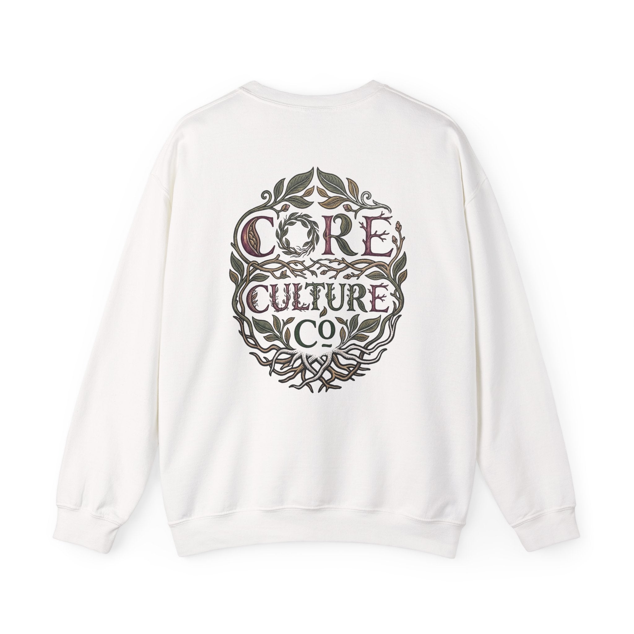 Botanical Orchid Graphic Sweatshirt | Japanese Aesthetics Streetwear Crewneck