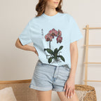 Orchid Botanical T-Shirt — Vintage Asian Floral Illustration