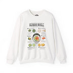 "Anatomy of a Sushi Roll" Sweatshirt - Japanese Food Crewneck