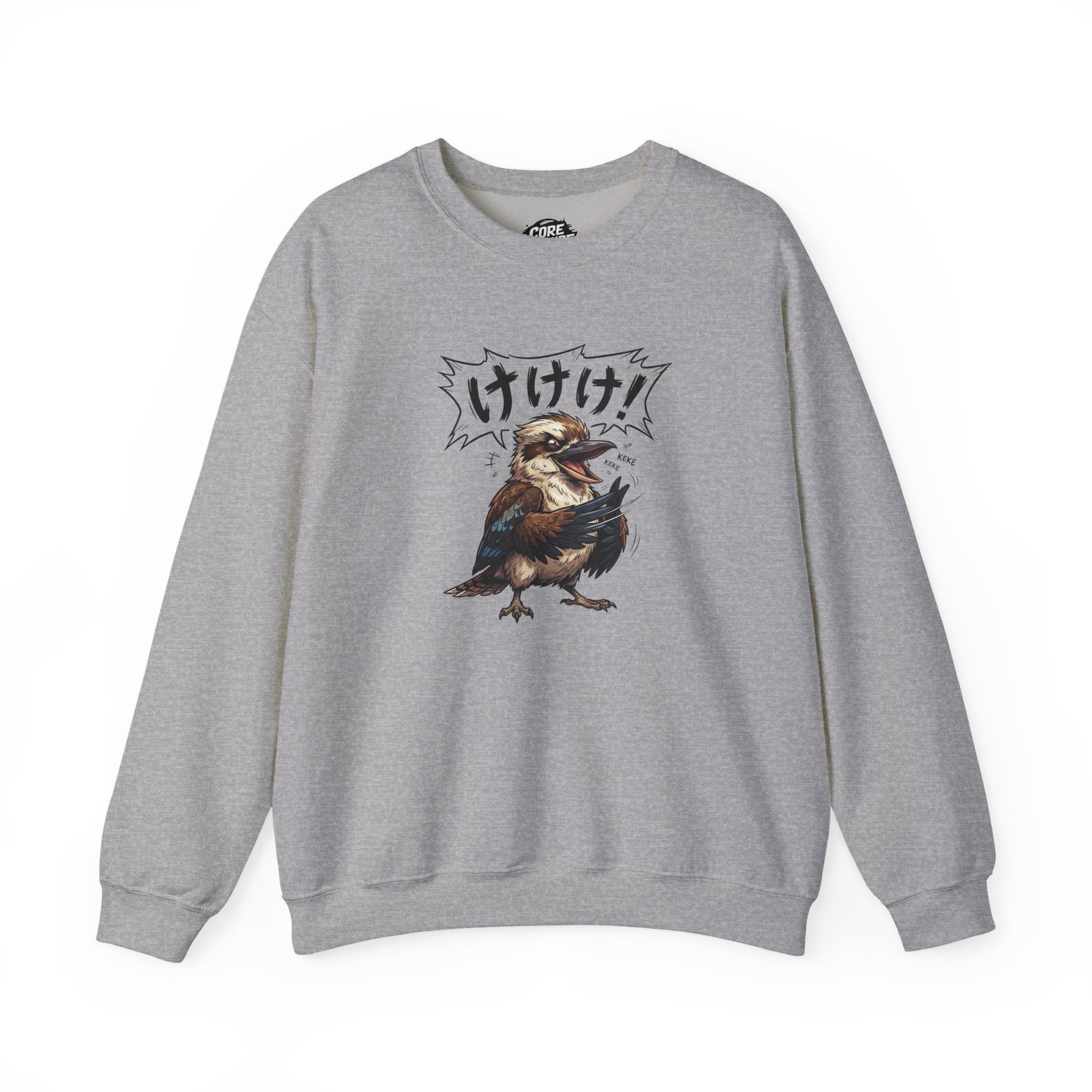 Cackling in Kanji Kookaburra Sweatshirt – Core Culture Pullover