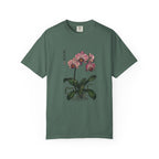Orchid Botanical T-Shirt — Vintage Asian Floral Illustration
