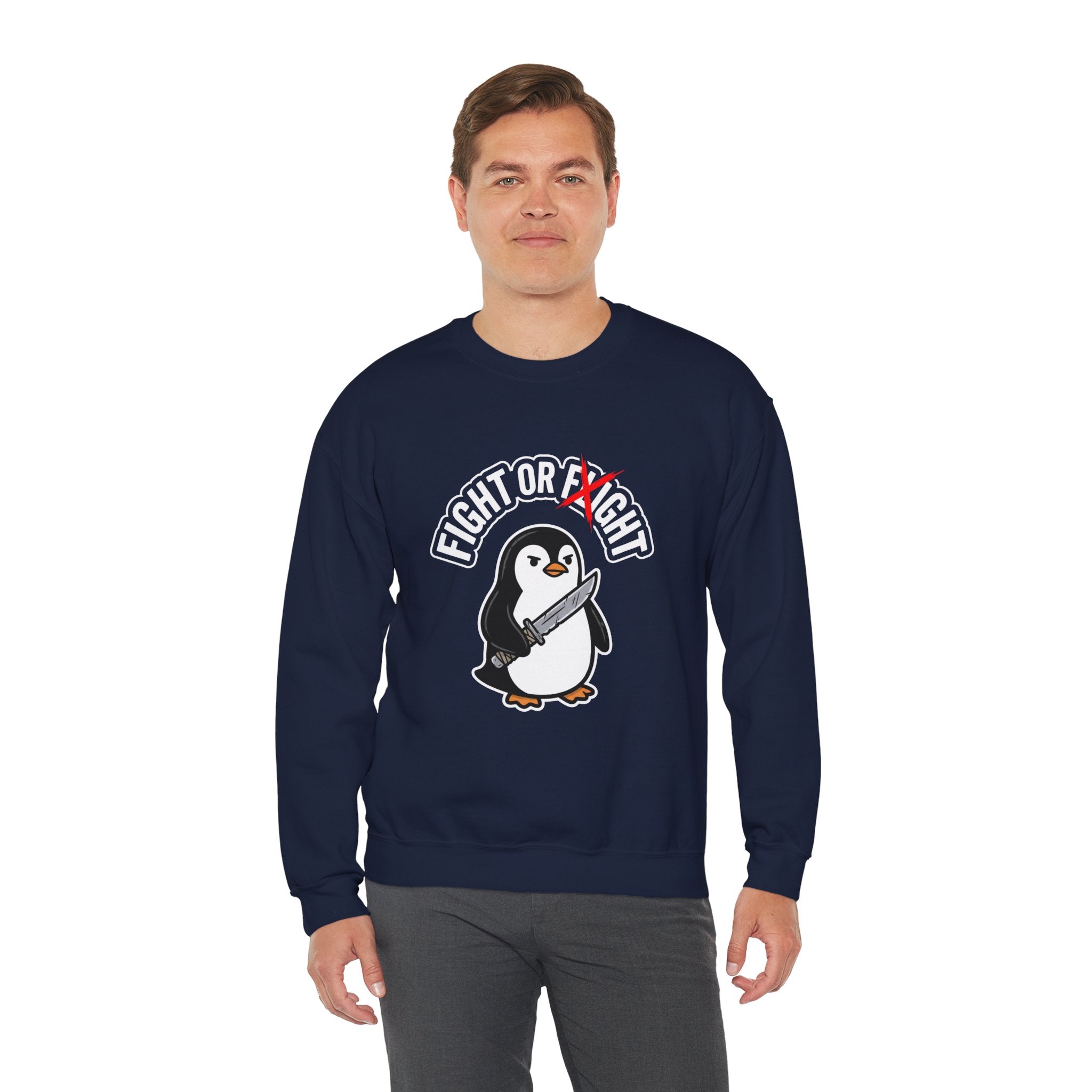 Penguin 'Fight or Flight' Crewneck Sweatshirt