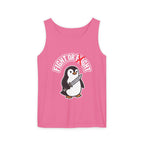 Penguin 'Fight or Flight' Tank Top – Cute Knife-Wielding Penguin Graphic Tank