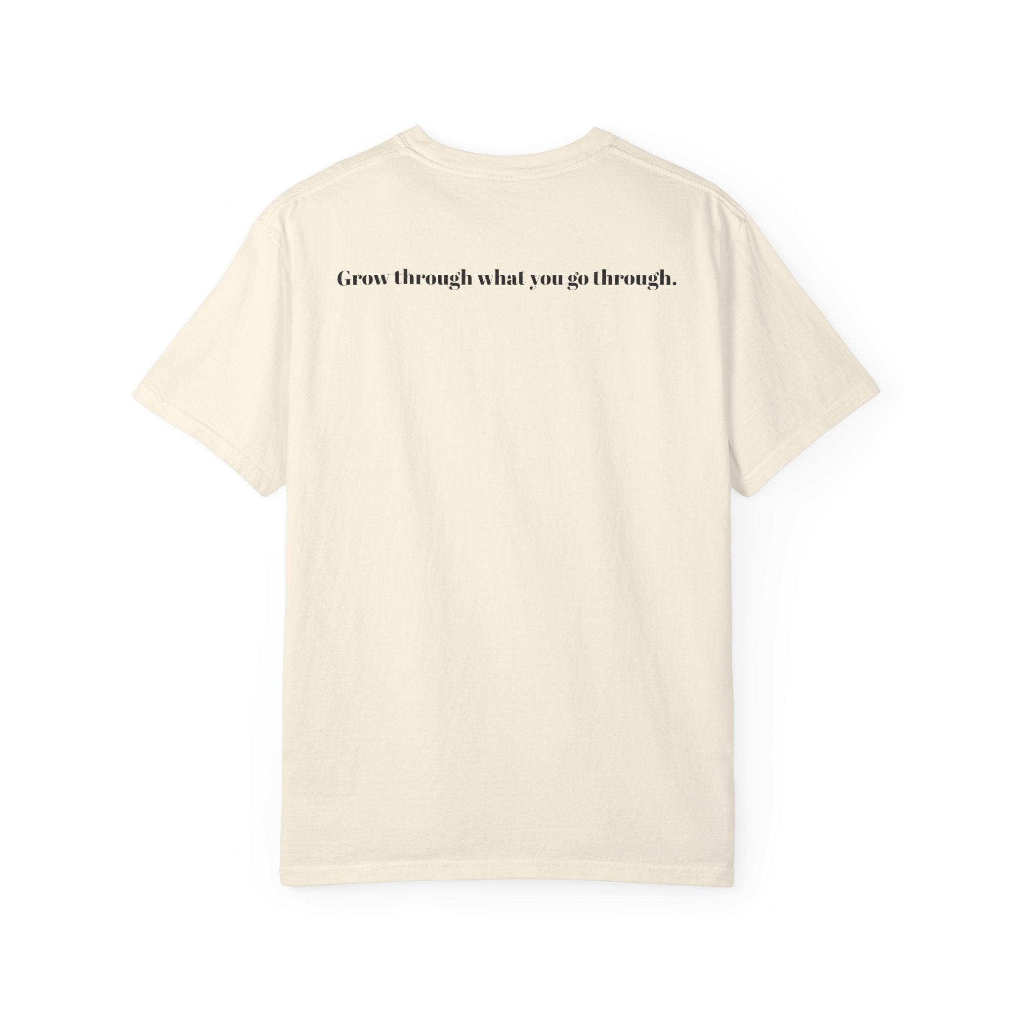 "Grow Through What You Go Through" Variegated Monstera Shirt - Rare Plant Botanical Tee