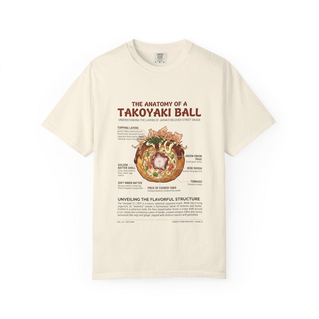 "Anatomy of a Takoyaki" T-Shirt - Japanese Street Food Science Crewneck
