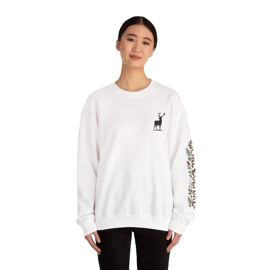 Nature Scene Crewneck Sweatshirt — Woodland Nature Pullover