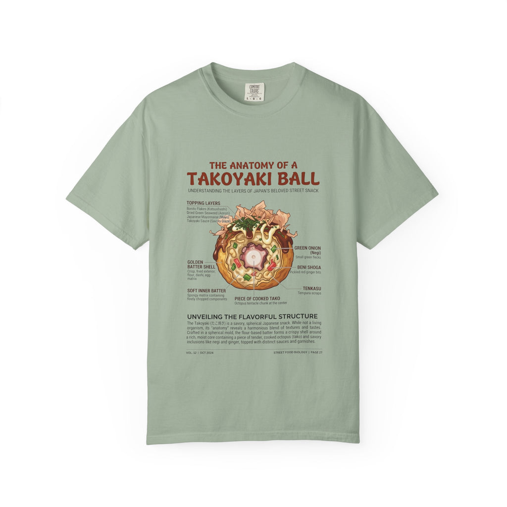"Anatomy of a Takoyaki" T-Shirt - Japanese Street Food Science Crewneck
