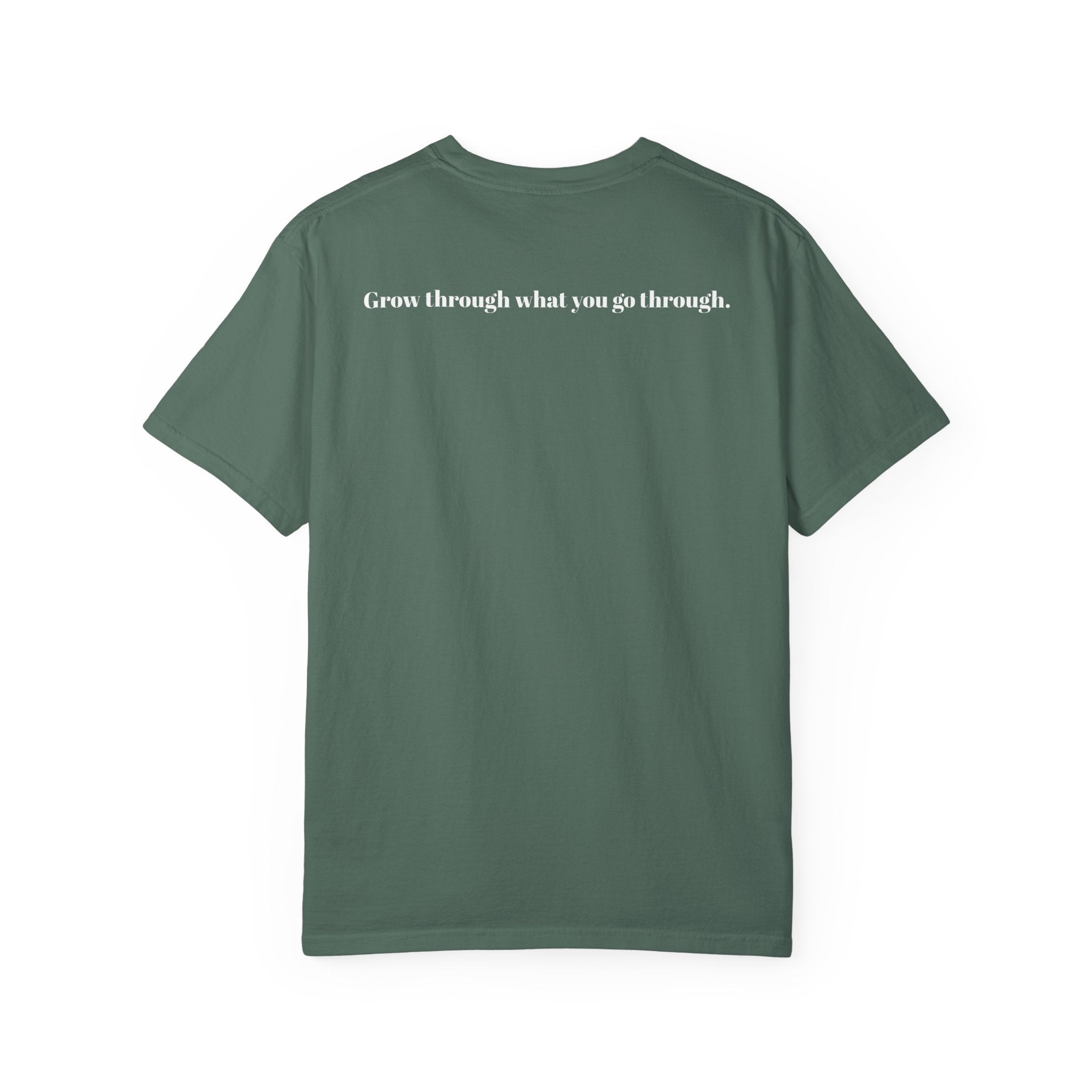 "Grow Through What You Go Through" Alocasia Shirt - Tropical Botanical Graphic Tee