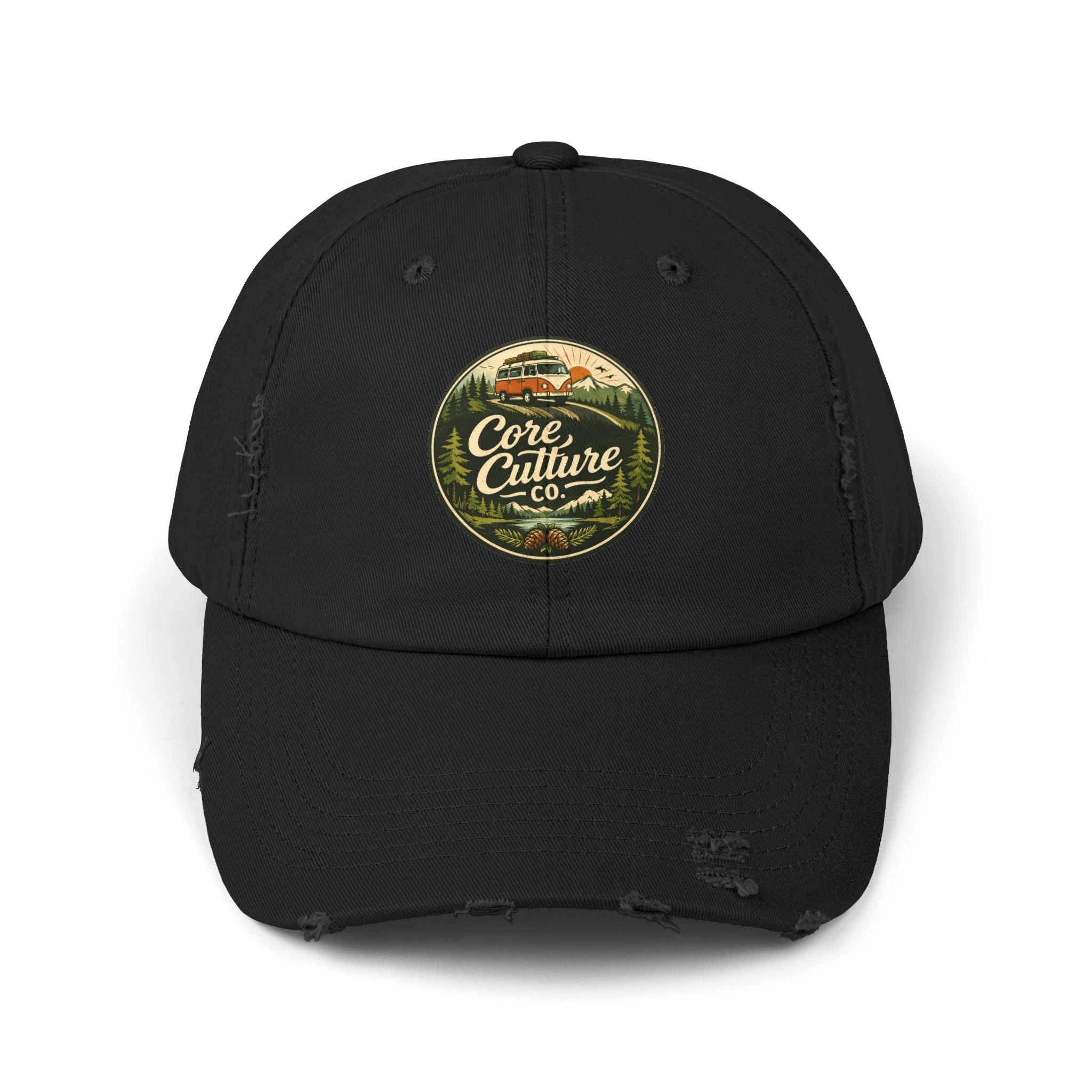 "Roadtripping" Core Culture Distressed Cap