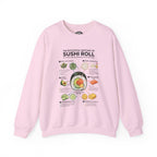 "Anatomy of a Sushi Roll" Sweatshirt - Japanese Food Crewneck
