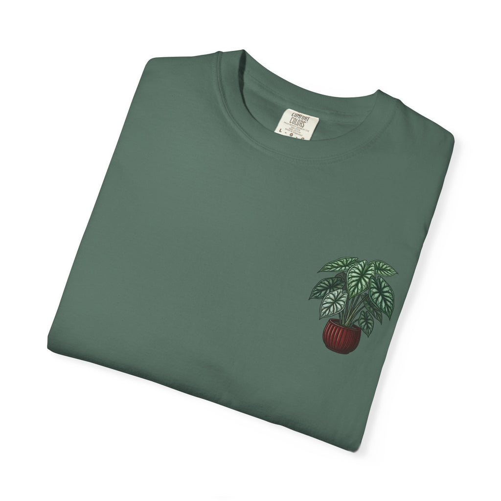 "Grow Through What You Go Through" Alocasia Shirt - Tropical Botanical Graphic Tee