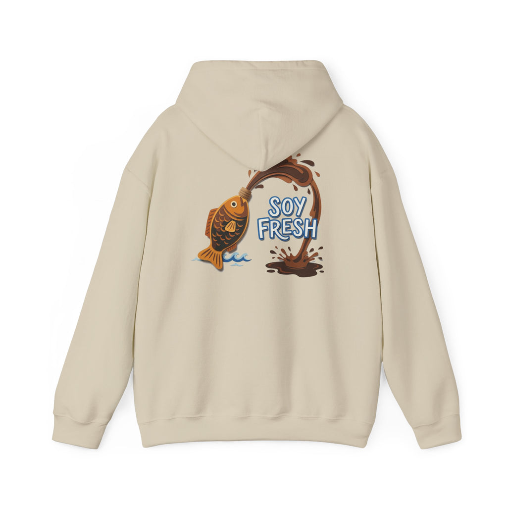 "Soy Fresh" Soy Sauce Hoodie - Japanese Core Culture Graphic Streetwear