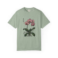 Orchid Botanical T-Shirt — Vintage Asian Floral Illustration