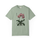 Orchid Botanical T-Shirt — Vintage Asian Floral Illustration