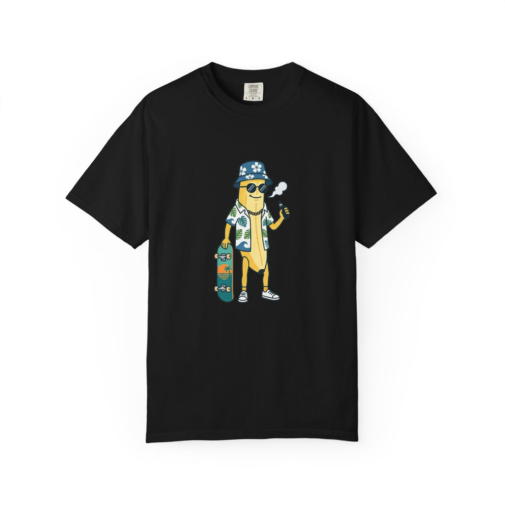 Unemployed Banana Bro V2 T-Shirt | Ironic Meme Streetwear & Minimalist Graphic Tee