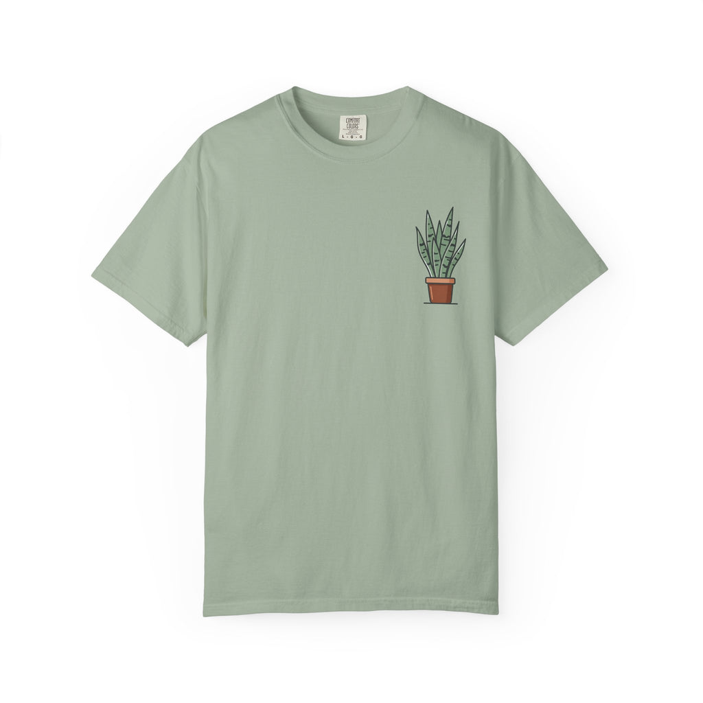 Grow Through What You Go Through Snake Plant Shirt - Botanical Graphic Tee