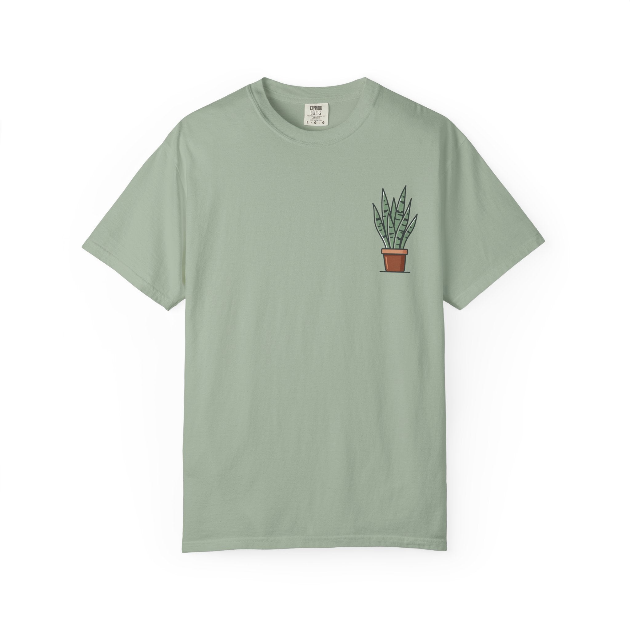 Grow Through What You Go Through Snake Plant Shirt - Botanical Graphic Tee