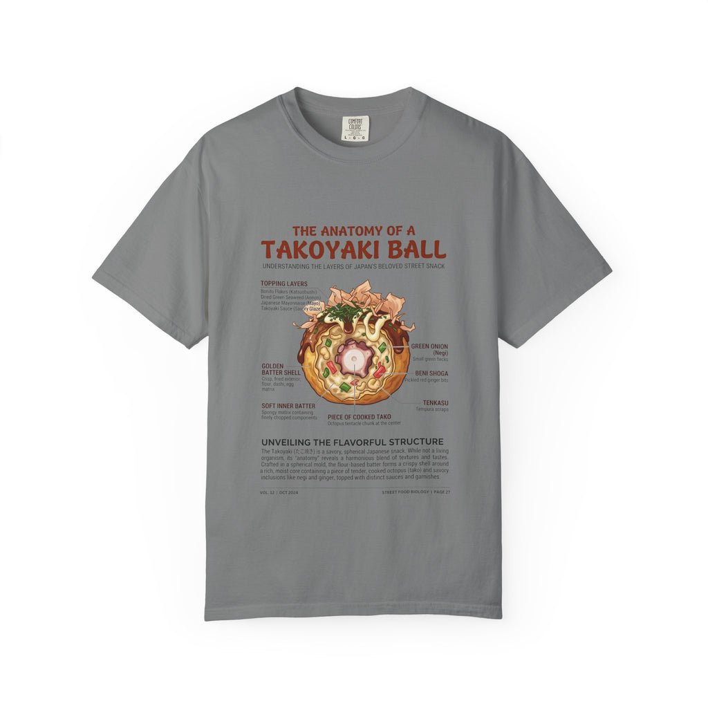 "Anatomy of a Takoyaki" T-Shirt - Japanese Street Food Science Crewneck