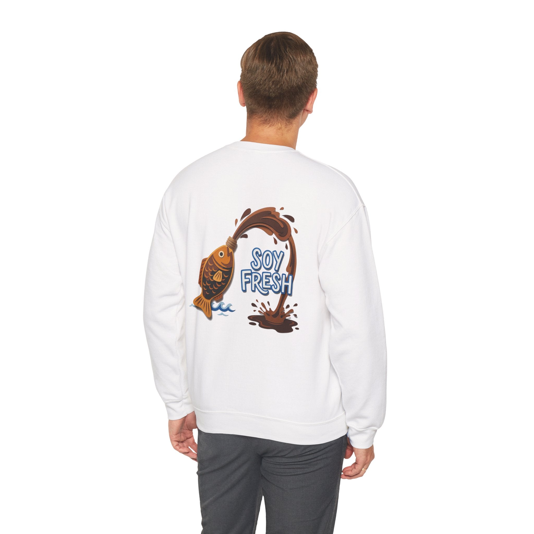 "Soy Fresh" Soy Sauce Sweatshirt - Japanese Core Culture Graphic Streetwear