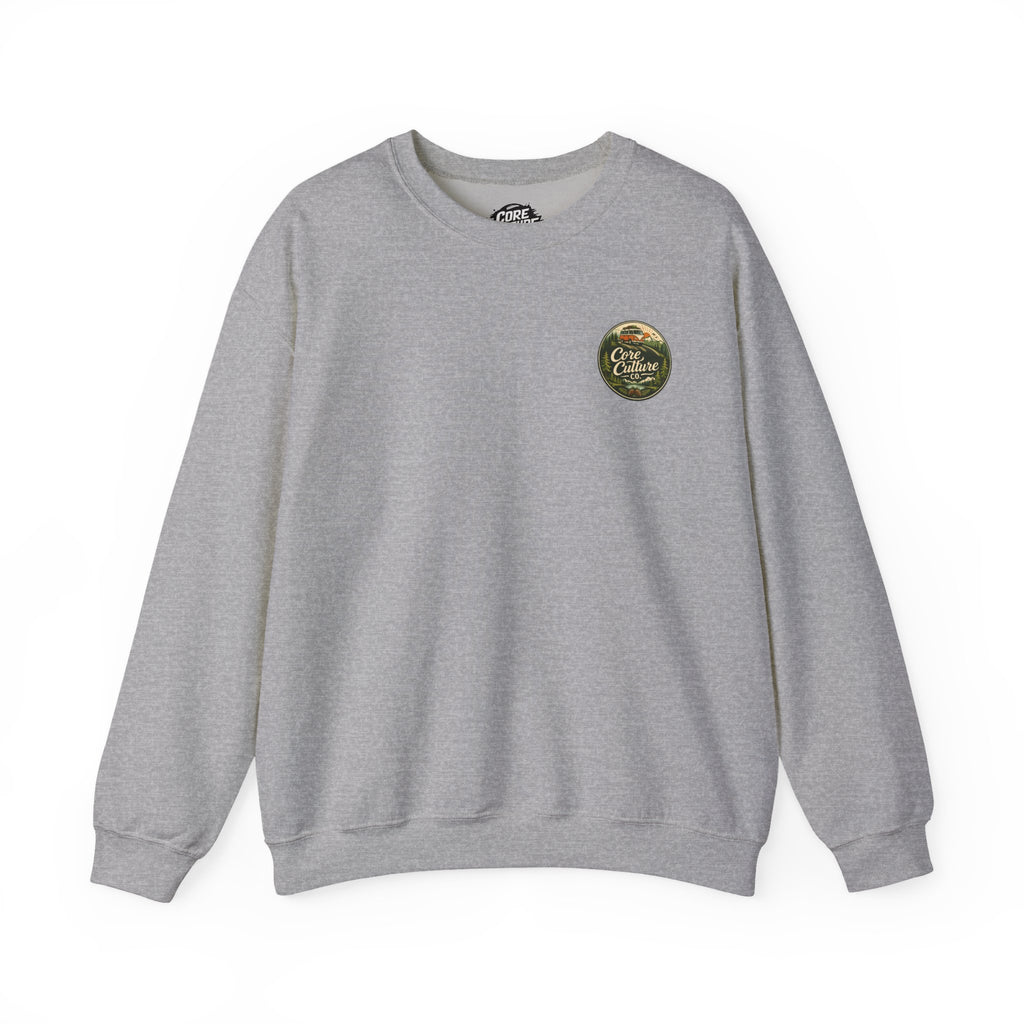 Core Culture Co. Scenic Crewneck | Adventure Logo Pullover