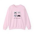 Gaming Controllers Crewneck Sweatshirt — "Pick Your Weapon" Gamer Pullover