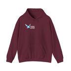 Butterfly "Listen" Hoodie — Minimal Inspirational Graphic Sweatshirt
