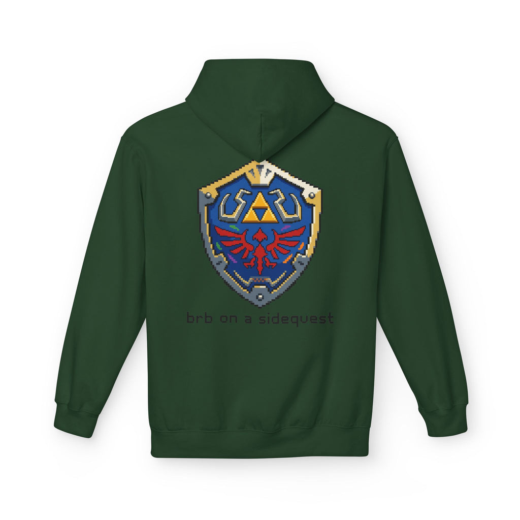 "On A Sidequest" Hylian Shield Hoodie | Core Culture Co. Gamer Apparel