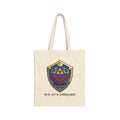 Tote — "brb on a sidequest" Gamer Shield Graphic