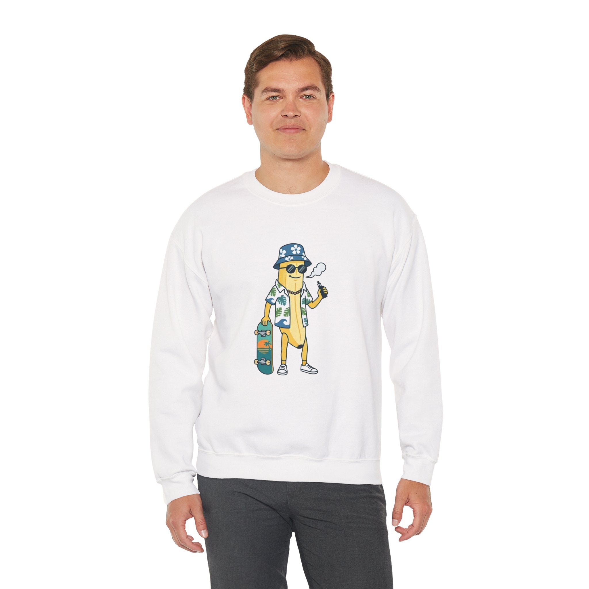 Unemployed Banana Bro Sweatshirt | Core Culture Meme streetwear