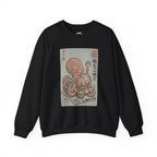 Tako Eating Takoyaki Sweatshirt | Ironic Japanese Ukiyo-e Streetwear